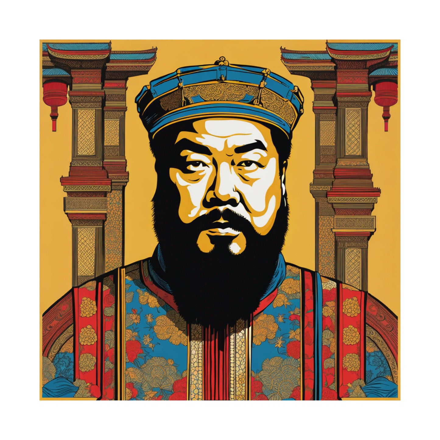 "Justice Inspired Poster Print: Art in the Style of Ai Weiwei" by PenPencilArt