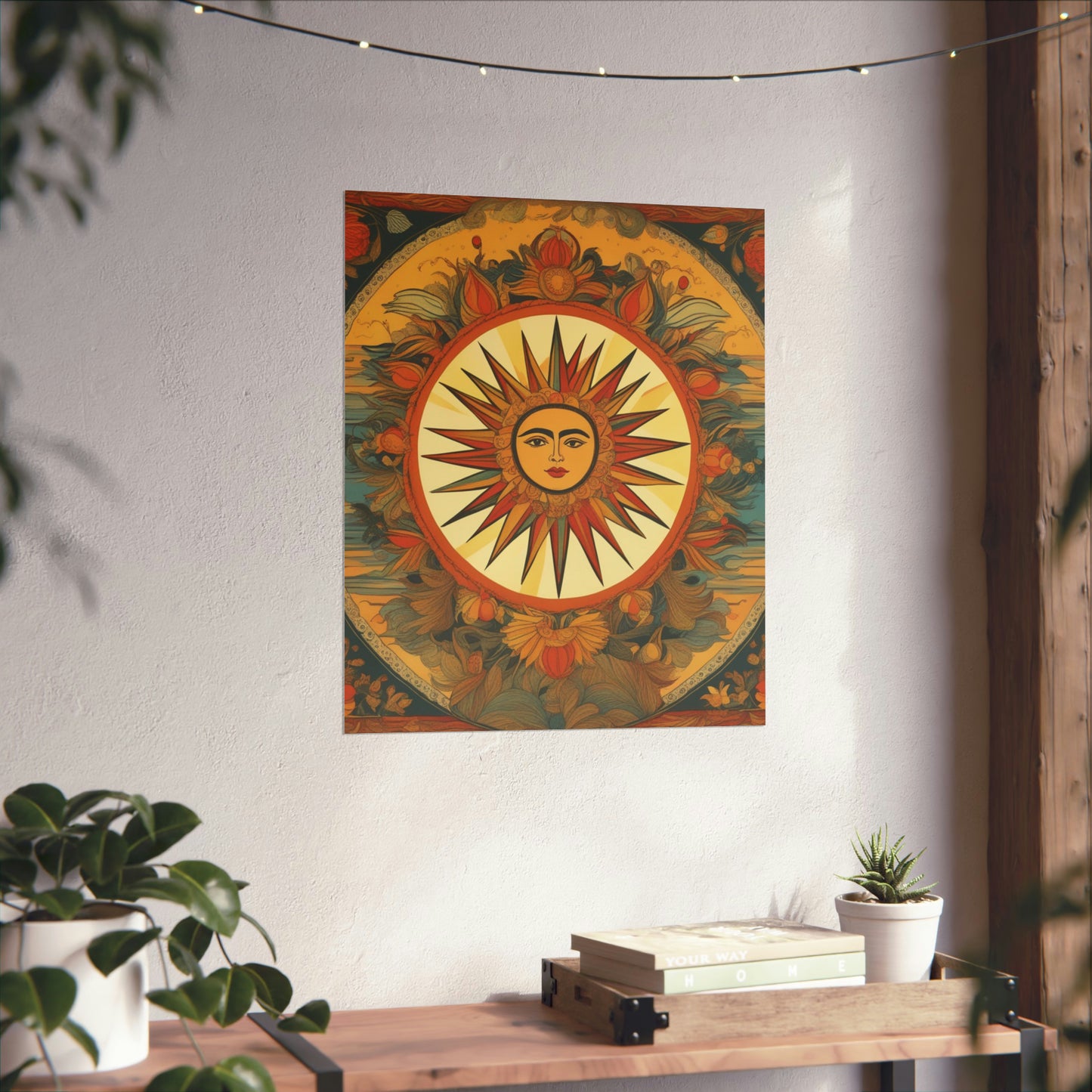 "Frida Kahlo-Inspired "The Sun" Poster Print" by PenPencilArt