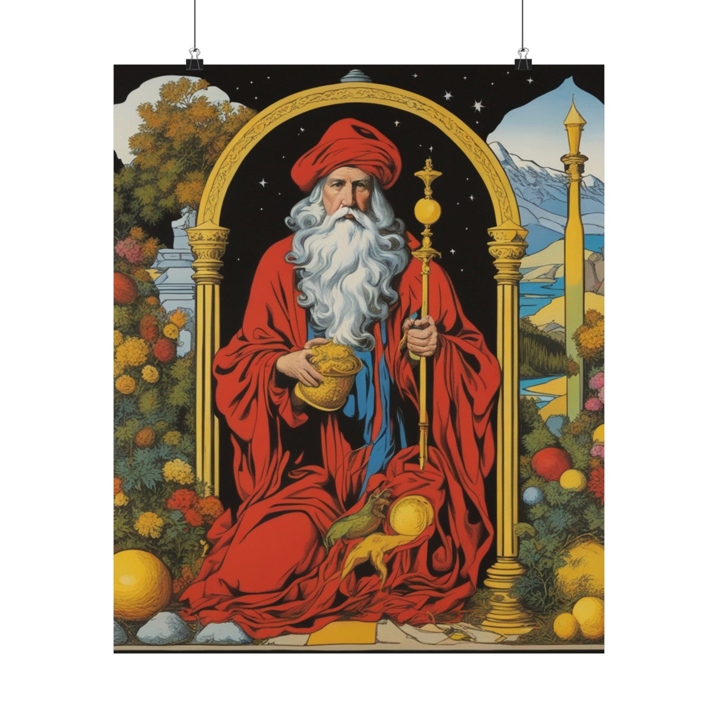 "'The Hermit' - Unique Poster Print Inspired By Jeff Koons by PenPencilArt