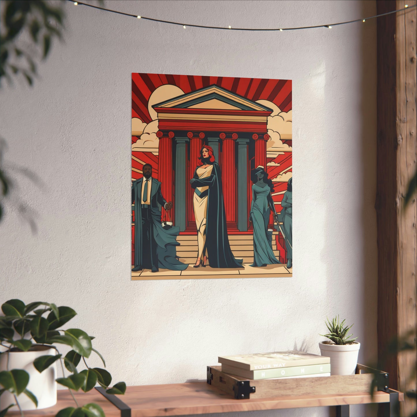 "Justice Art Print: Inspired by Artist Jason Benjamin" by PenPencilArt