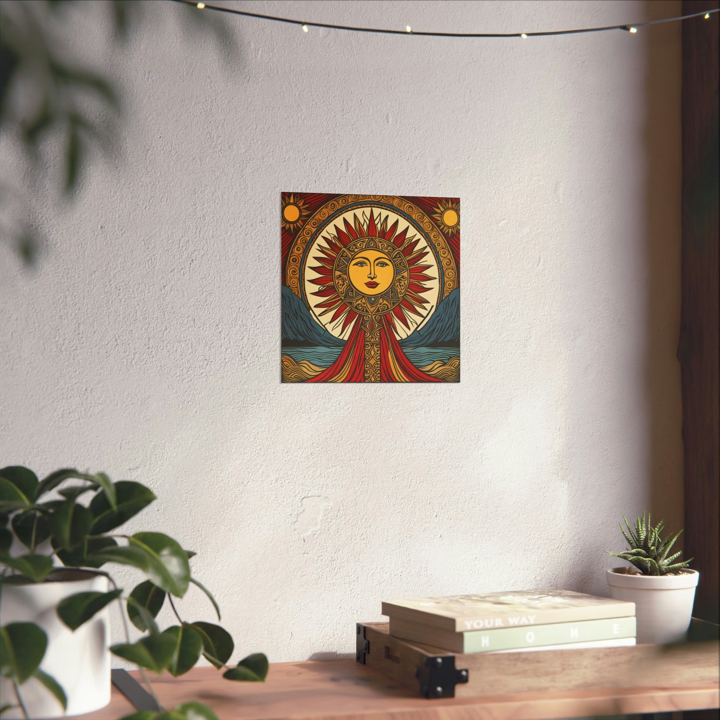 "Mel Ramos-Inspired Sun Poster Print: Brighten Up Your Space" by PenPencilArt