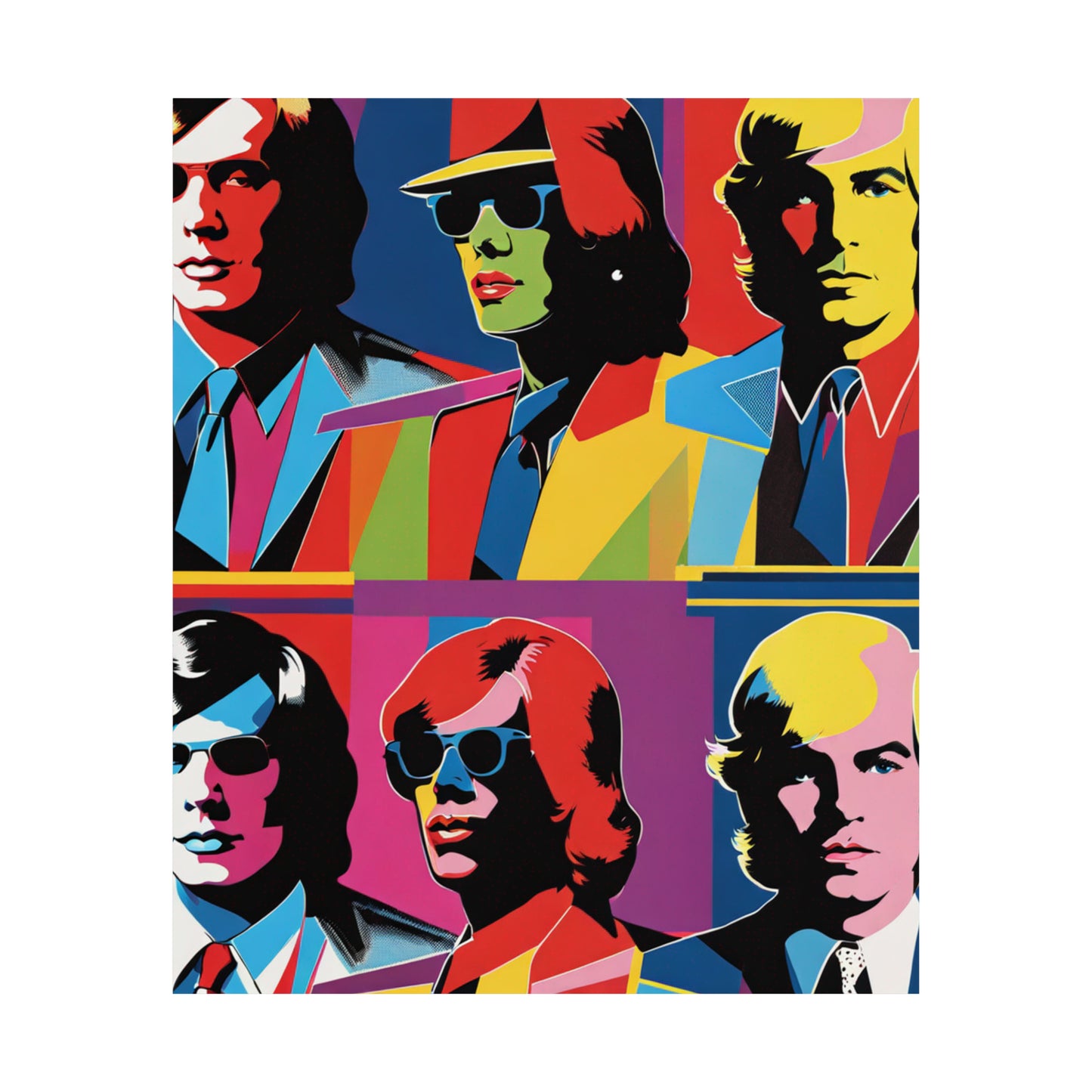 "Andy Warhol-Inspired Justice Poster Prints for Home Decor" by PenPencilArt