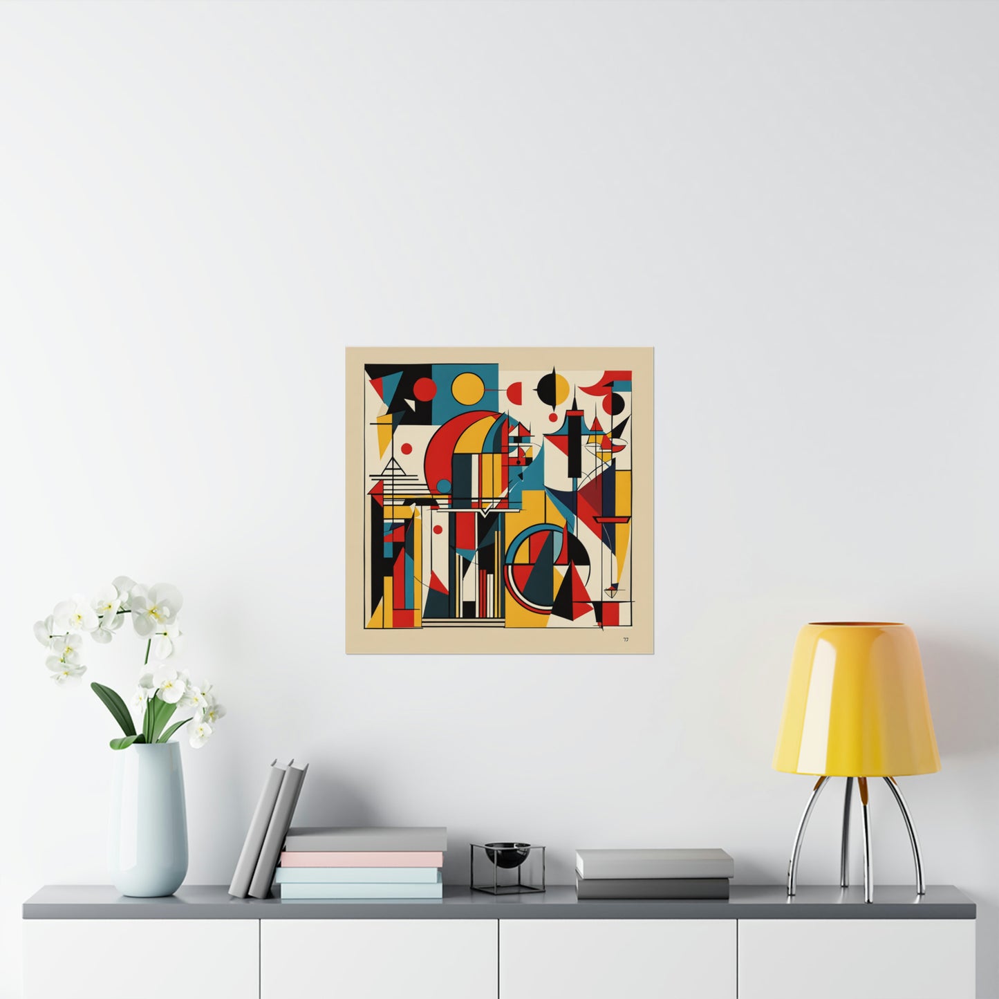 "Abstract Kandinsky-Inspired Justice Poster Print" by PenPencilArt