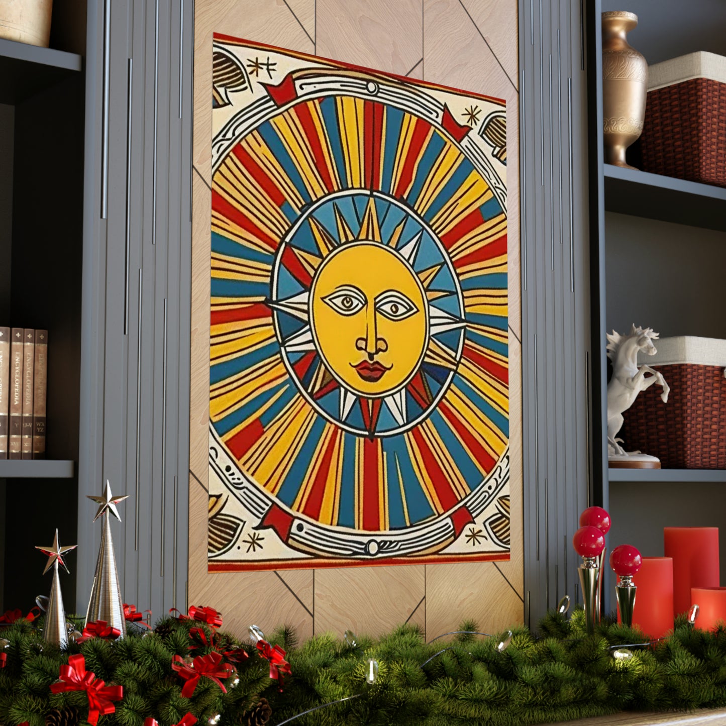 "Pablo Picasso-Inspired 'The Sun' Poster Print" by PenPencilArt