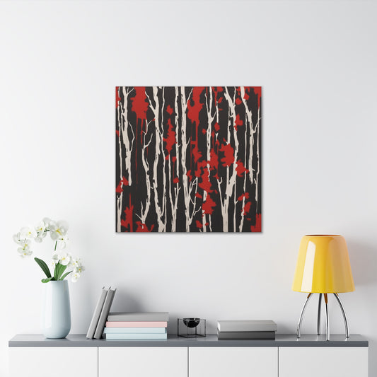 "Clyfford Still Style Death Art:Canvas Prints Available" by PenPencilArt