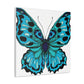 "James Gill-Inspired Blue Butterfly Canvas Prints" by PenPencilArt