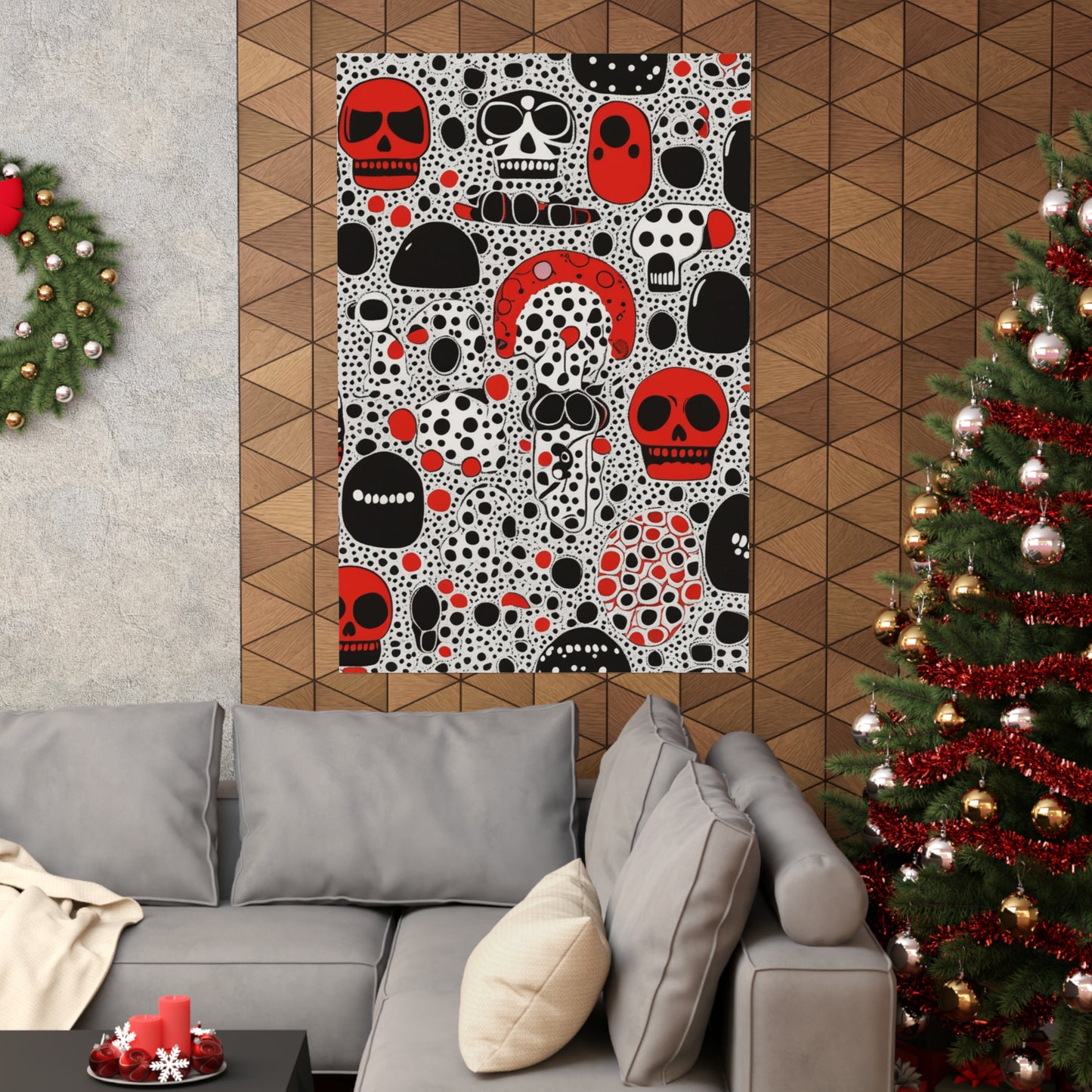 "Yayoi Kusama-Inspired 'Death' Poster Prints" by PenPencilArt