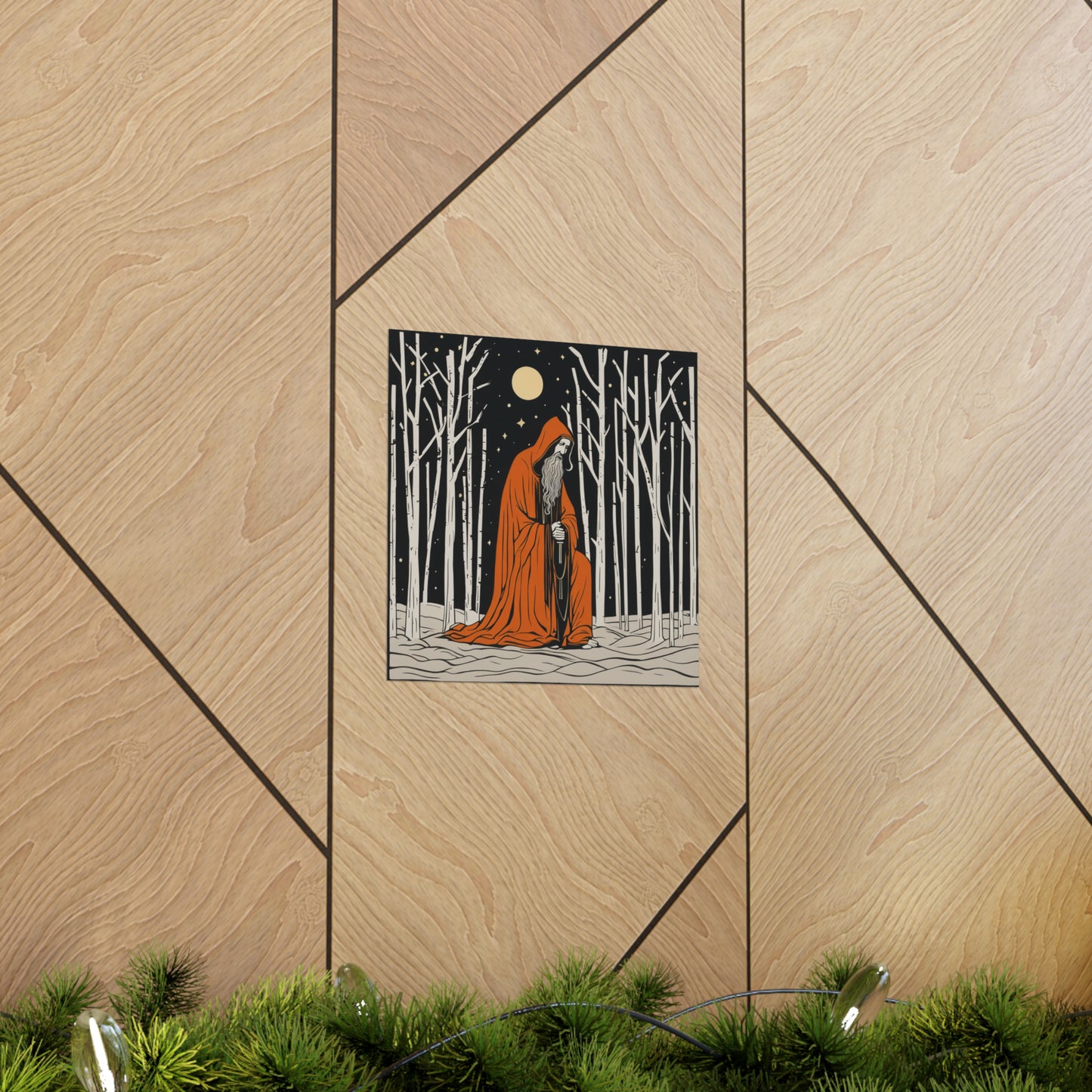 "Art Print of "The Hermit" Inspired by Clyfford Still - Decor Your Home" by PenPencilArt