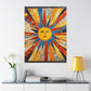 "Jasper Johns Inspired Sun Poster Print" by PenPencilArt