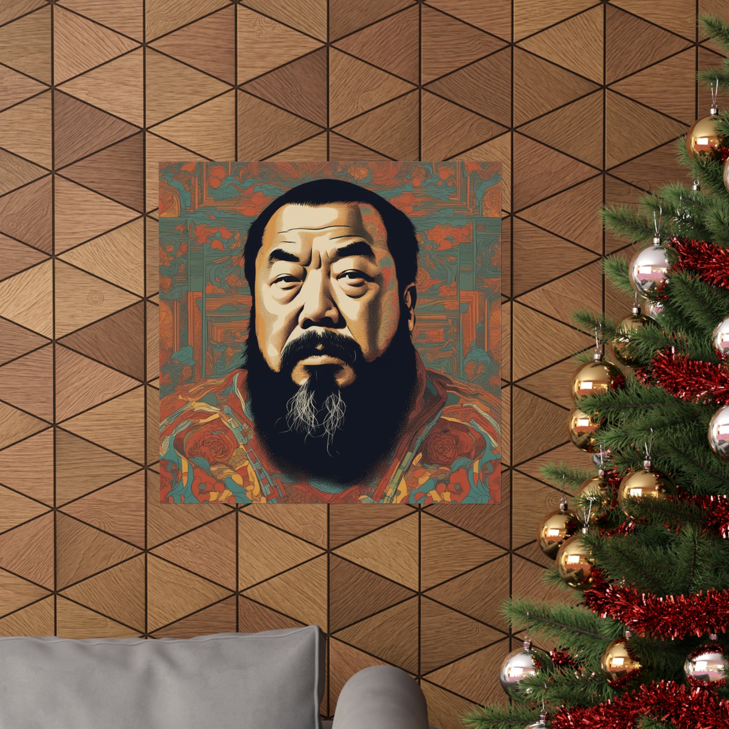 "Ai Weiwei-Inspired Death Print Poster" by PenPencilArt