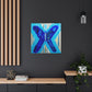 "A Blue Butterfly Canvas Print Inspired by Jasper Johns" by PenPencilArt