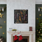 "Mimmo Rotella-Inspired Flower Canvas Prints" by PenPencilArt