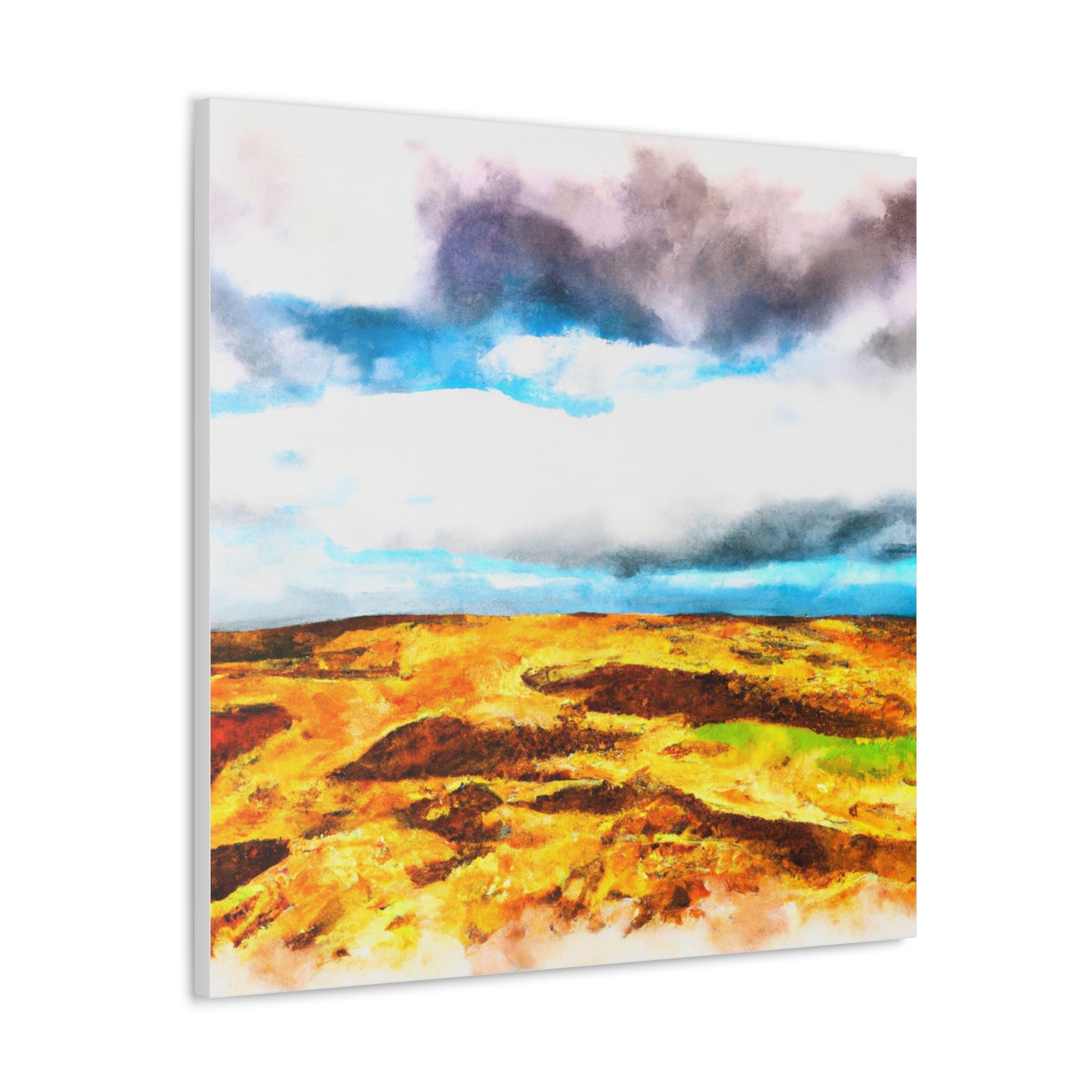 "Unique Desert Landscape Canvas Print Inspired by James Gill" by PenPencilArt