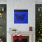 "A Blue Butterfly Canvas Print Inspired By Mark Rothko" by PenPencilArt