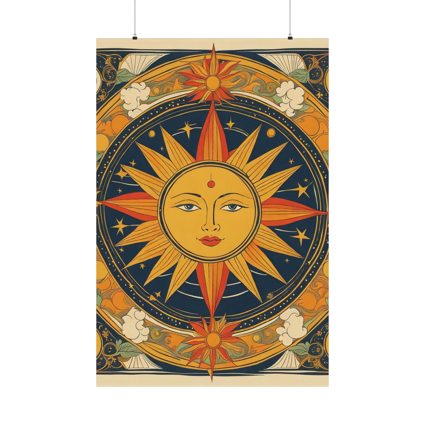 "Nara Yoshimoto-Inspired 'The Sun' Poster Print" by PenPencilArt