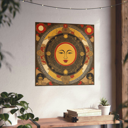 "Qiu Ying Inspired 'The Sun' Poster Prints" by PenPencilArt