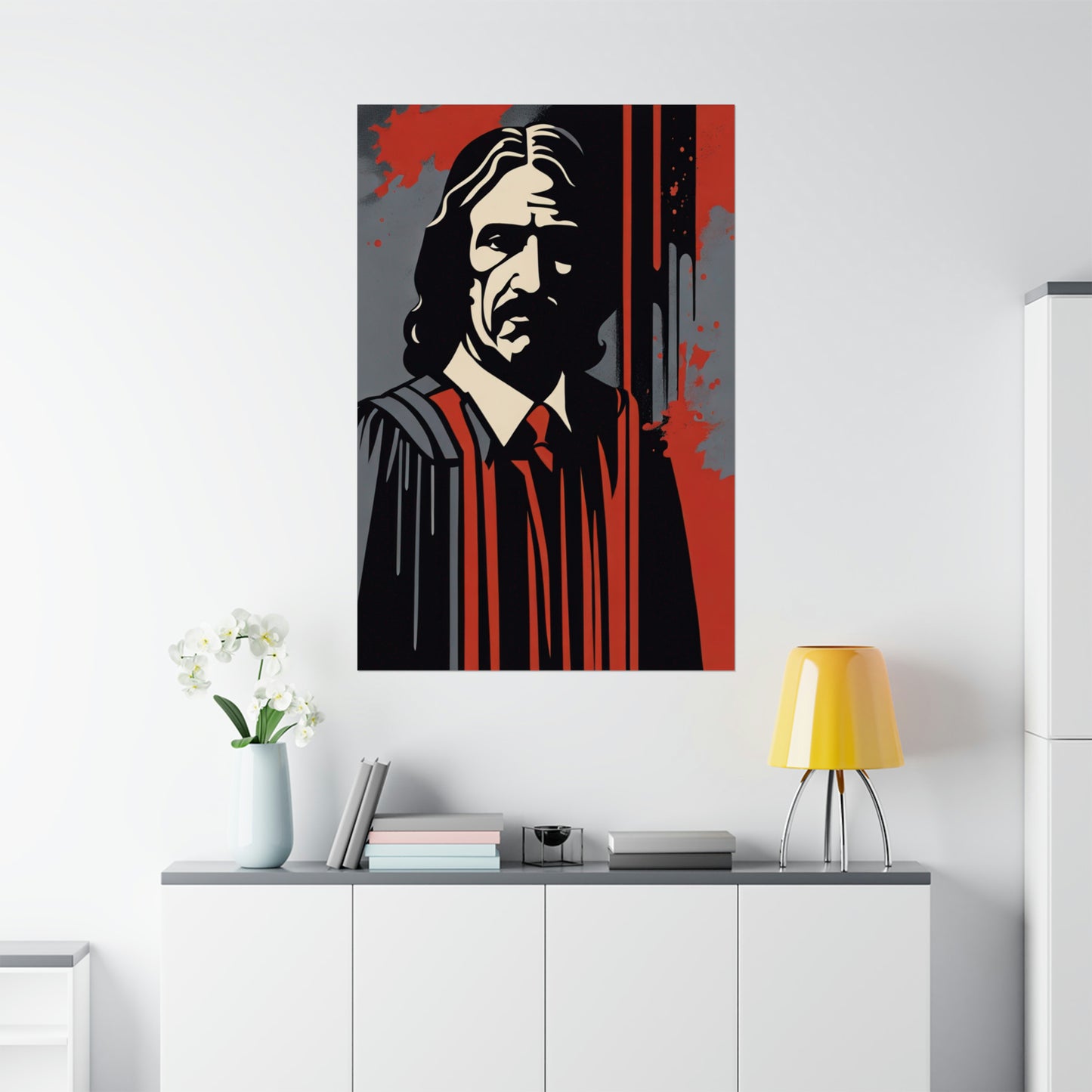 "Justice Print Inspired by Clyfford Still | Poster Wall Art Decor" by PenPencilArt