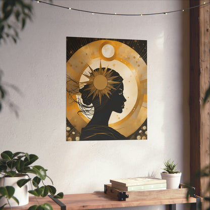 "Brad Kunkle, Russ Mills & Andrey Gordeev-Inspired Sun Poster Print" by PenPencilArt