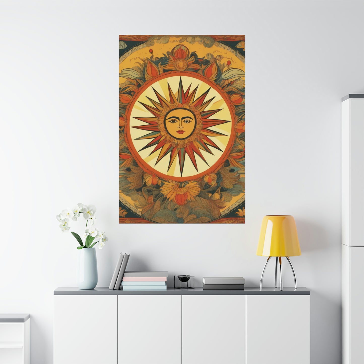 "Frida Kahlo-Inspired "The Sun" Poster Print" by PenPencilArt