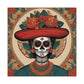 "Frida Kahlo-Inspired 'Death' Decorative Poster Print" by PenPencilArt