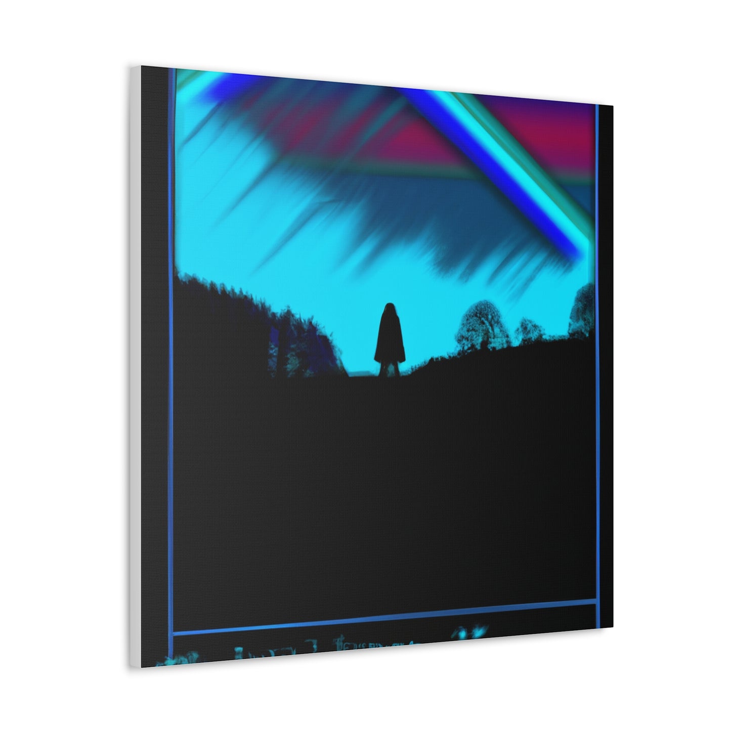 "Aurora Borealis Canvas Print in Mel Ramos Style!" by PenPencilArt