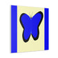 "Kazimir Malevich - Blue Butterfly Canvas Print" by PenPencilArt