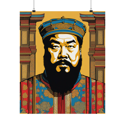 "Justice Inspired Poster Print: Art in the Style of Ai Weiwei" by PenPencilArt