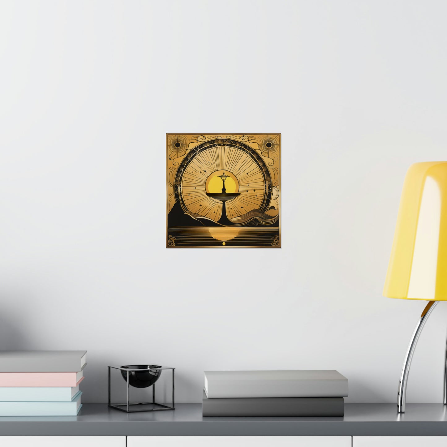 "Salvador Dalí Inspired 'The Sun' Poster Prints" by PenPencilArt