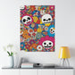 "Takashi Murakami-Inspired Death Print Poster" by PenPencilArt