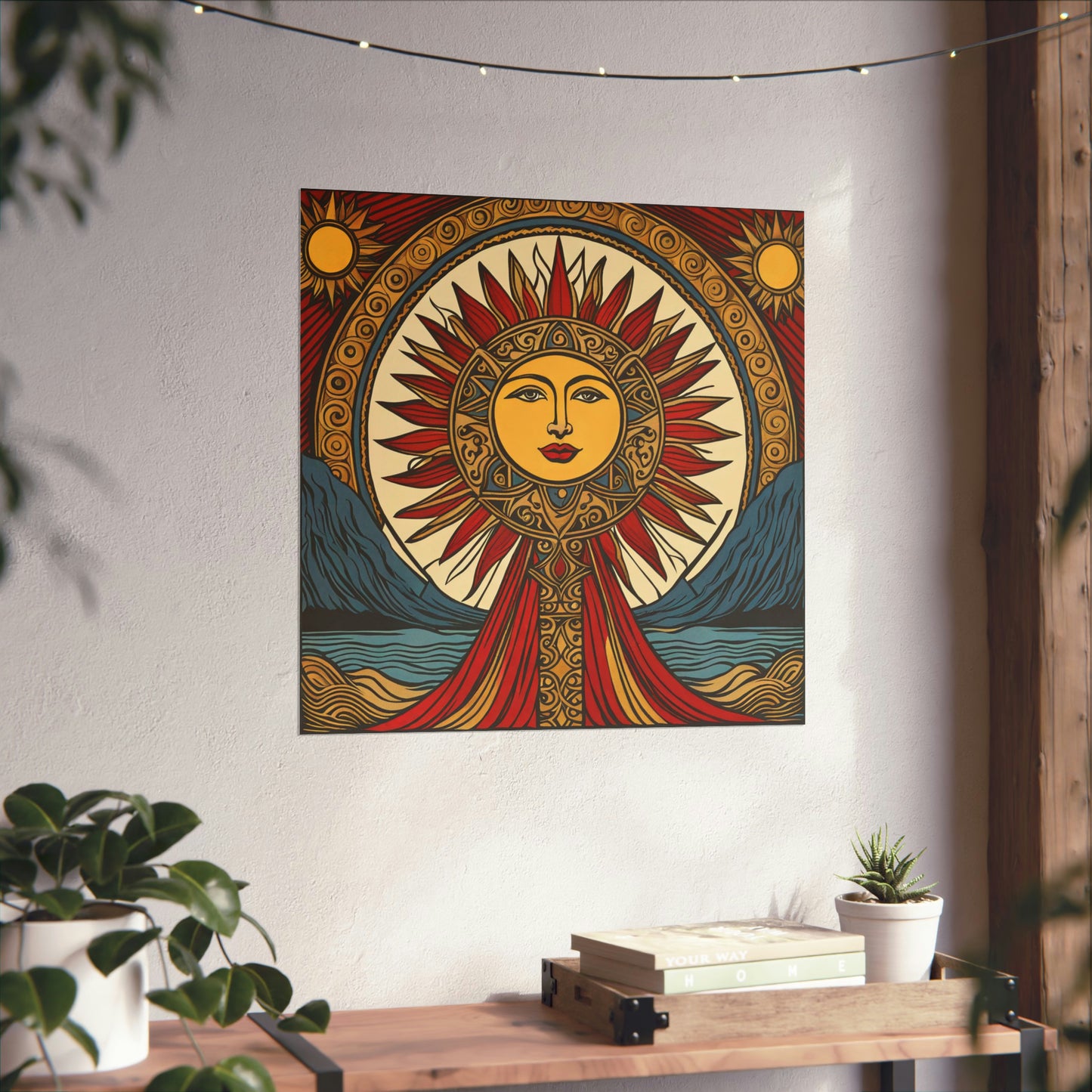 "Mel Ramos-Inspired Sun Poster Print: Brighten Up Your Space" by PenPencilArt