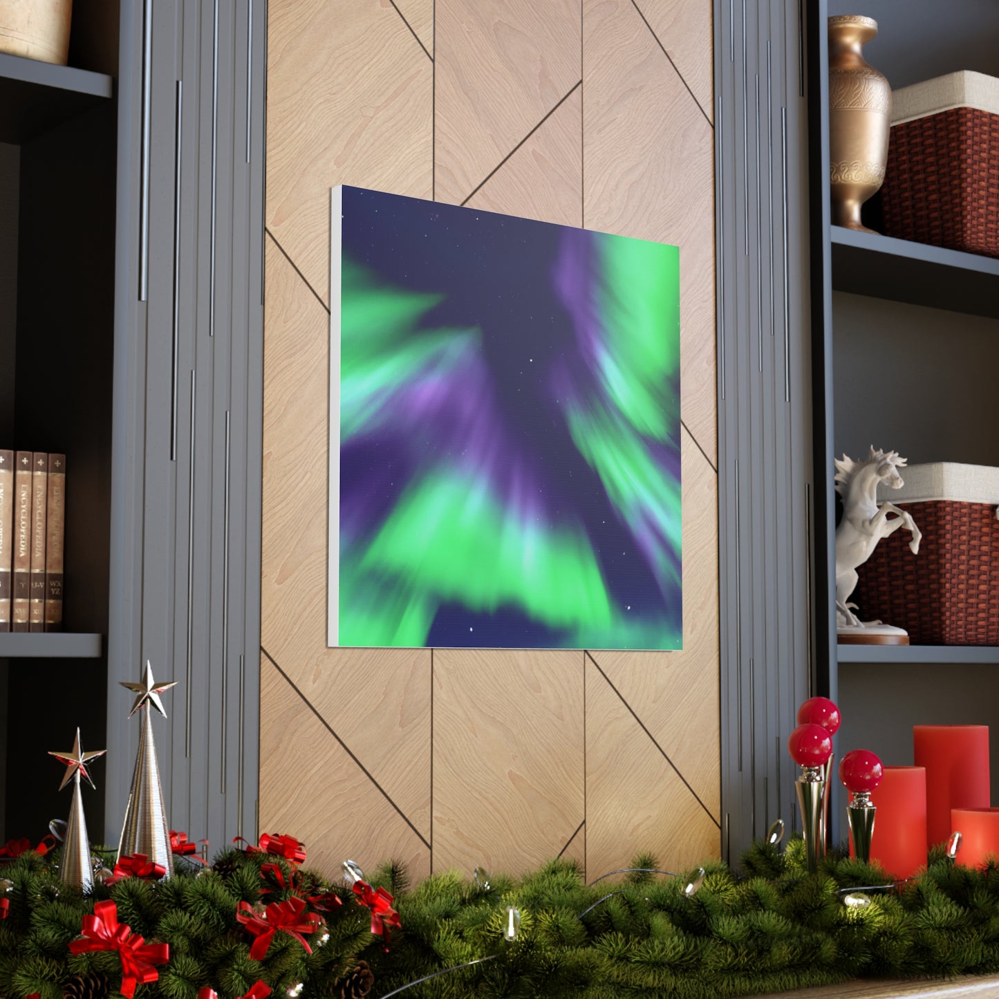 "Aurora Borealis Art Inspired by Hariton Pushwagner: Great Canvas Prints" by PenPencilArt