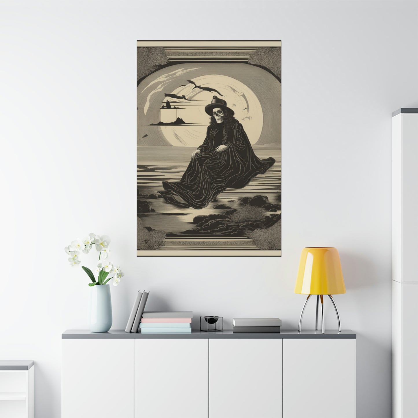 "Salvador Dalí-Inspired "Death" Poster Print" by PenPencilArt