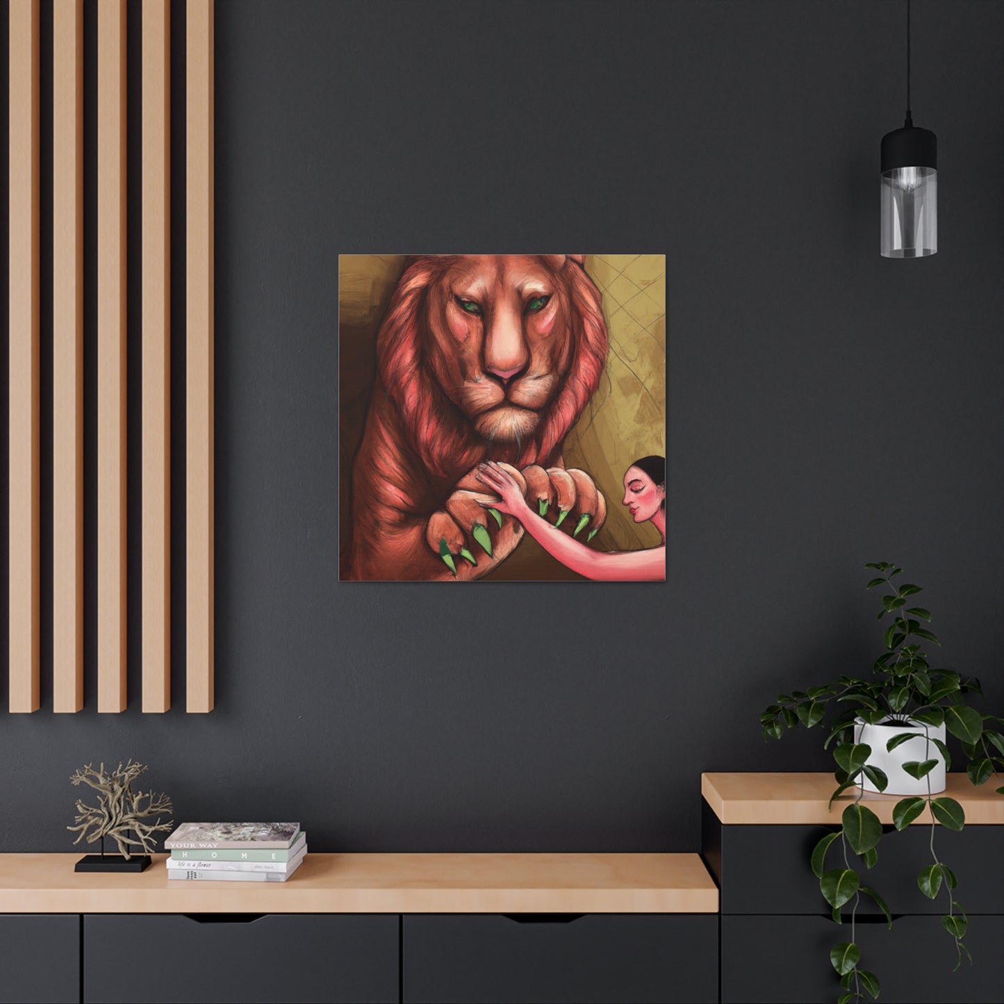 "Strength-Inspired Canvas Prints: An Ode to Leonardo da Vinci" by PenPencilArt