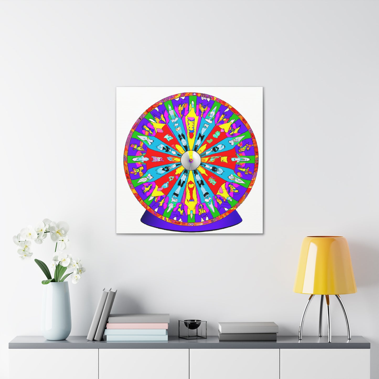 "Peter Max Inspired Fortune Canvas Prints" by PenPencilArt