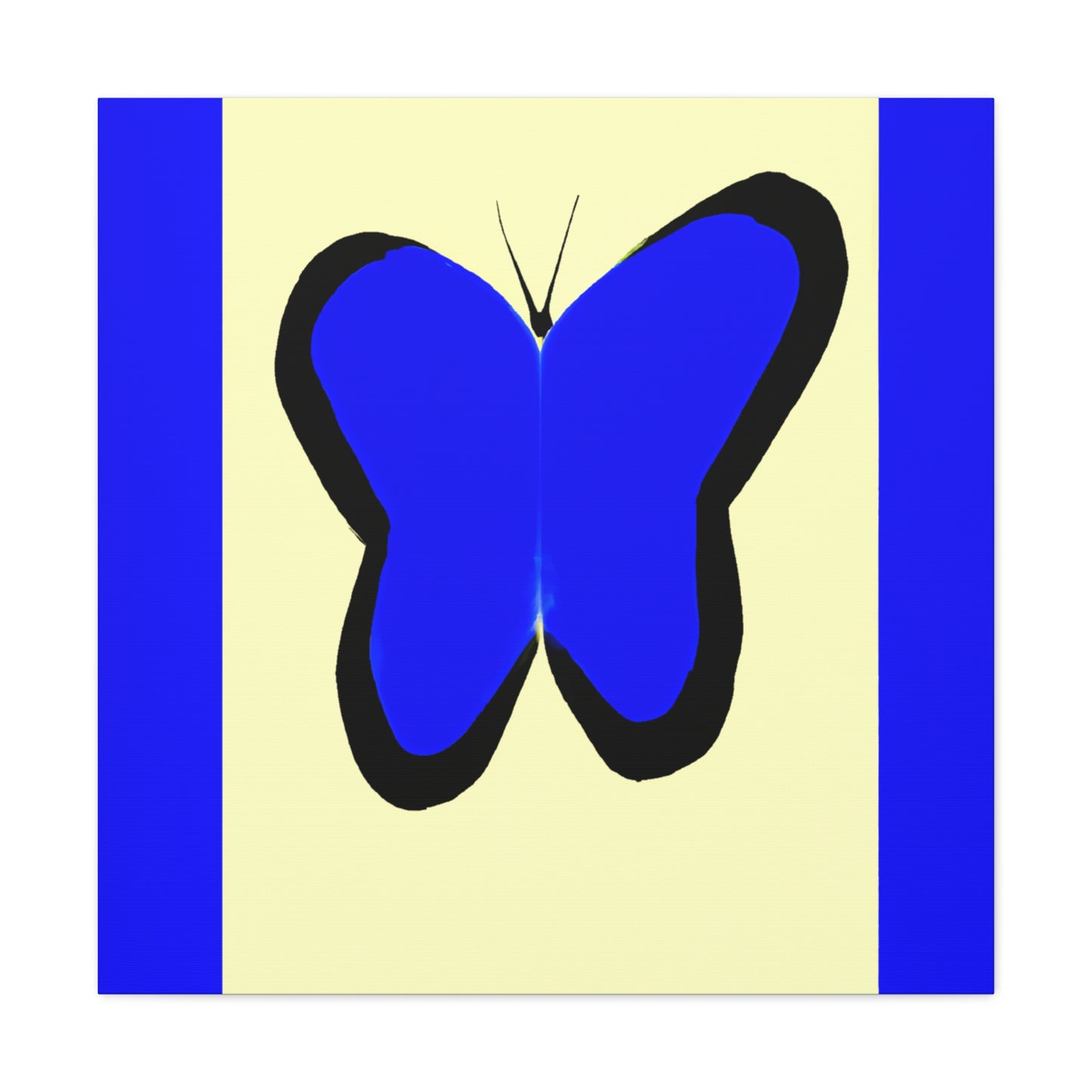 "Kazimir Malevich - Blue Butterfly Canvas Print" by PenPencilArt