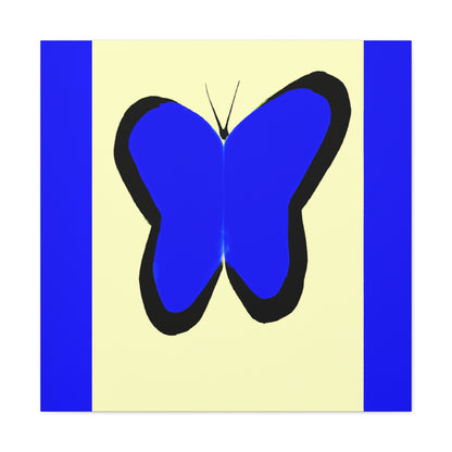 "Kazimir Malevich - Blue Butterfly Canvas Print" by PenPencilArt