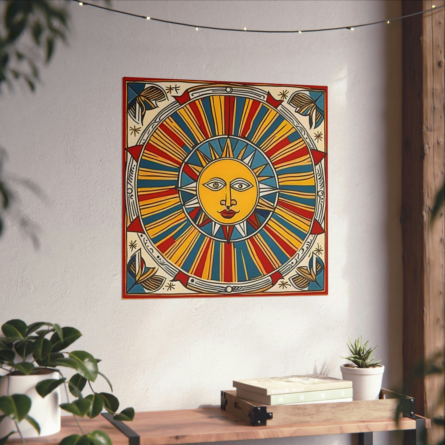 "Pablo Picasso-Inspired 'The Sun' Poster Print" by PenPencilArt