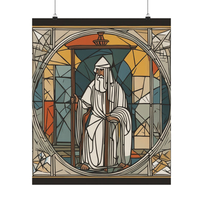 "Picasso-Inspired 'The Hermit' Poster Print" by PenPencilArt