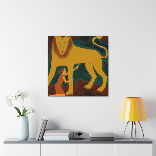 "Patiently Overcoming Weaknesses: Canvas Print Art inspired by Clyfford Still" by PenPencilArt