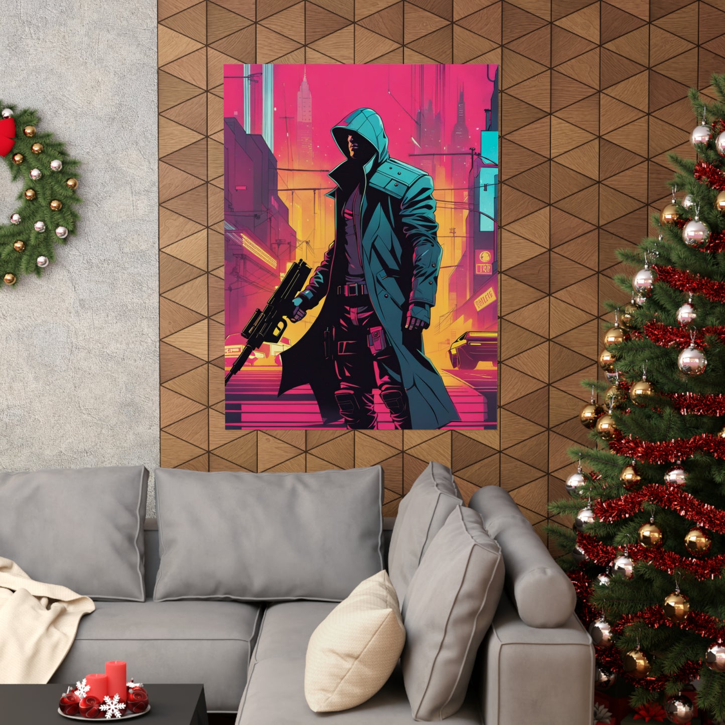 Justice Poster Prints with Cyberpunk and Neo-Figurative Styles by PenPencilArt