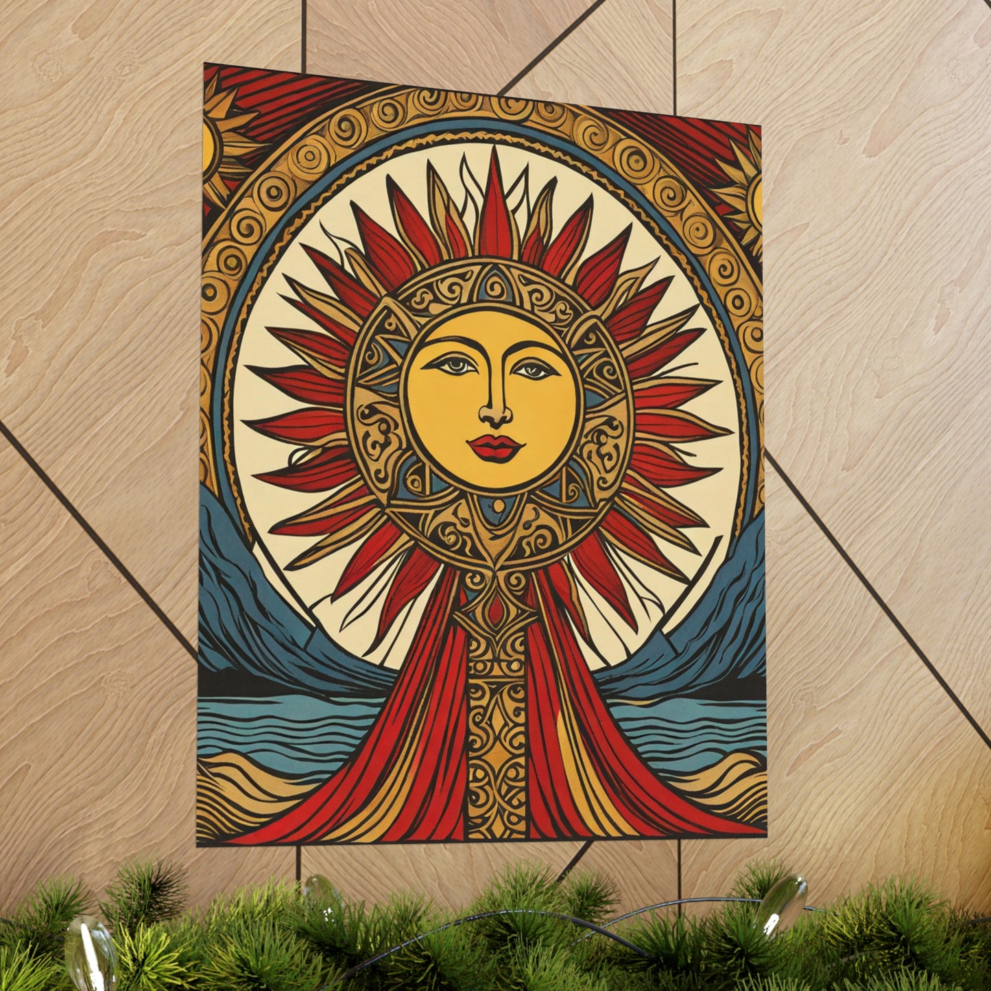 "Mel Ramos-Inspired Sun Poster Print: Brighten Up Your Space" by PenPencilArt