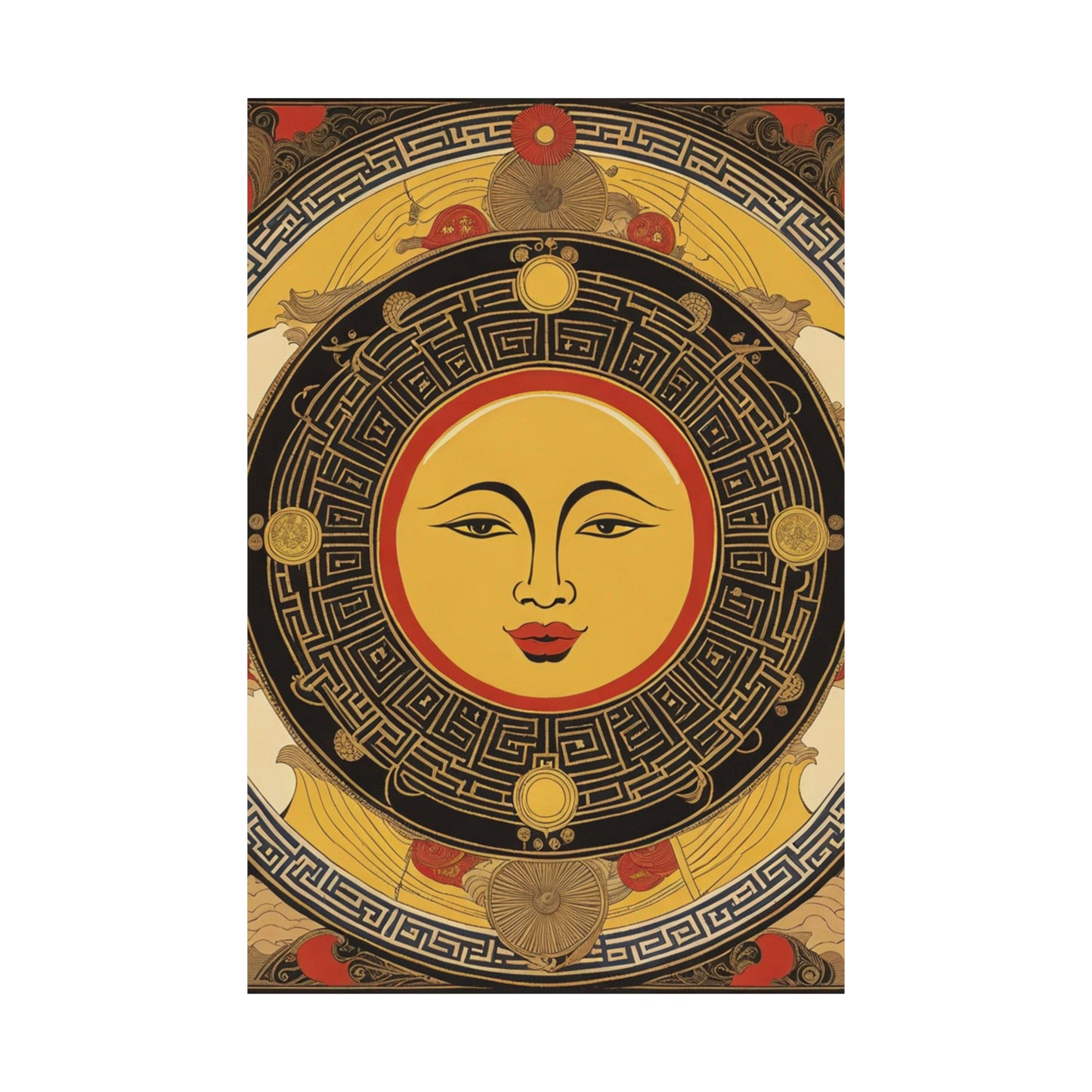 "Qiu Ying Inspired 'The Sun' Poster Prints" by PenPencilArt