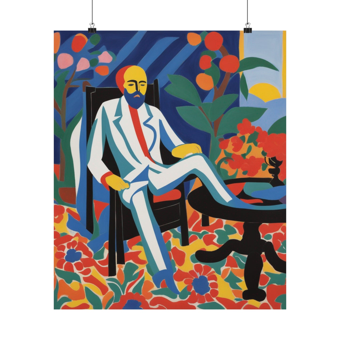 "Henri Matisse-Inspired Death Poster Prints" by PenPencilArt