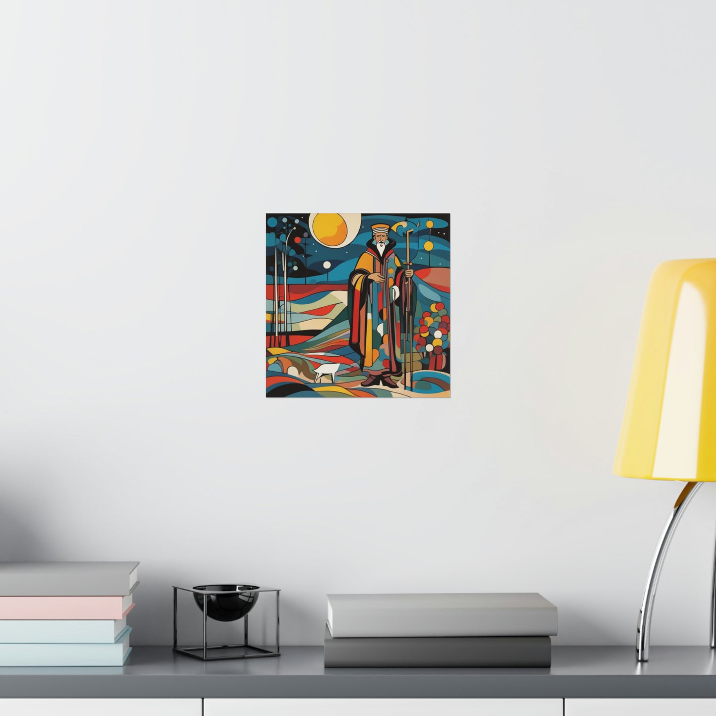 "The Hermit Poster by Wassily Kandinsky - Modern Art Inspired Print" by PenPencilArt