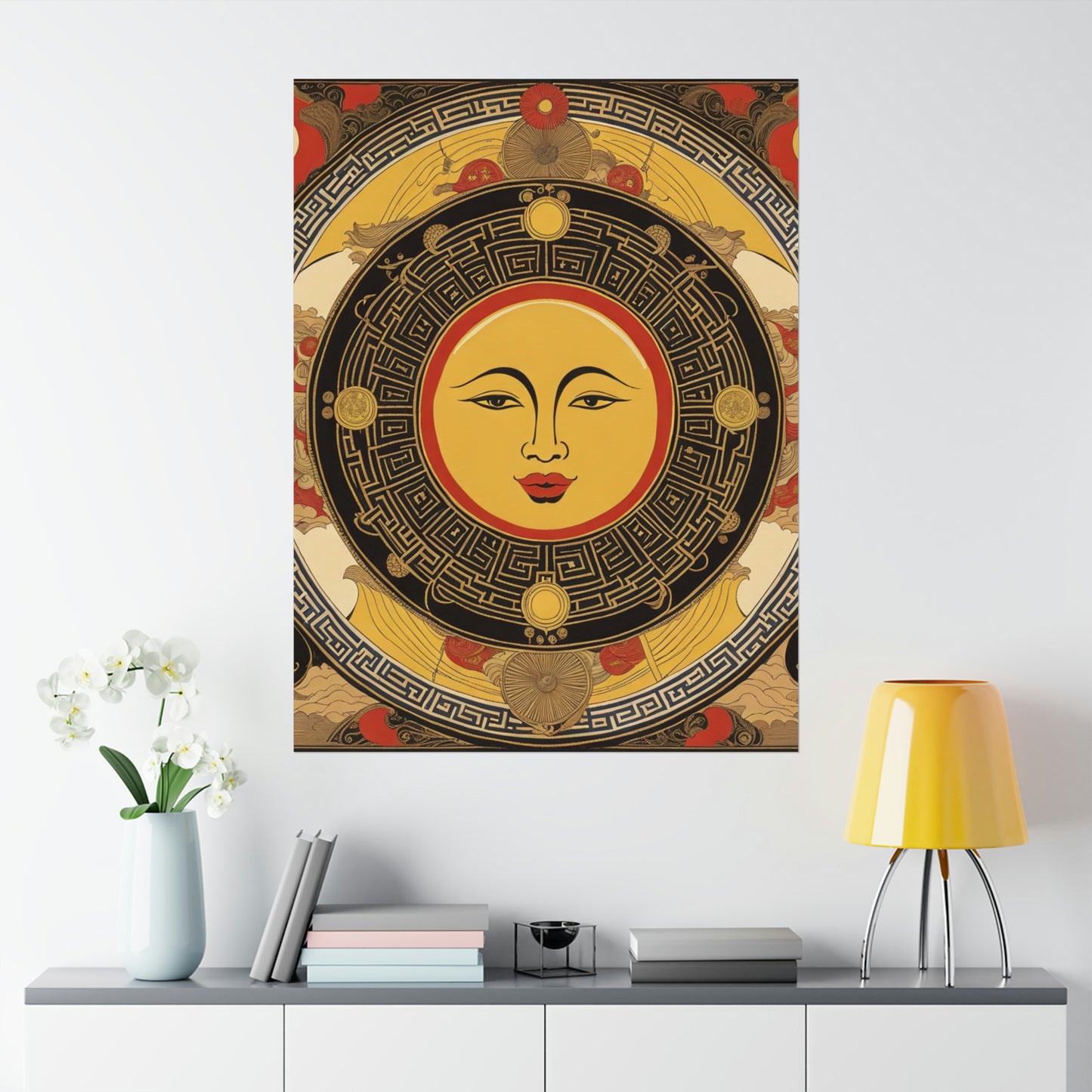 "Qiu Ying Inspired 'The Sun' Poster Prints" by PenPencilArt