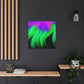 "Jasper Johns Inspired Aurora Borealis Canvas Print - An Artistic Addition to Your Home Decor" by PenPencilArt