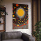 "Yayoi Kusama Inspired Sun Poster Print" by PenPencilArt