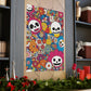 "Takashi Murakami-Inspired Death Print Poster" by PenPencilArt