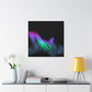 "Georgia O'Keeffe Inspired Aurora Borealis Canvas Print" by PenPencilArt