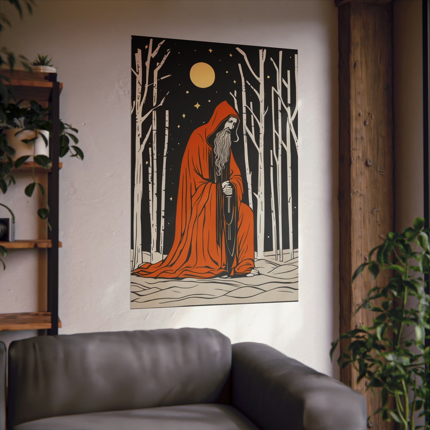 "Art Print of "The Hermit" Inspired by Clyfford Still - Decor Your Home" by PenPencilArt